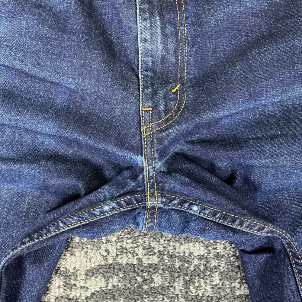 Levi's 511 Slim Fit Jeans Mens 34x34 Dark Wash Indigo Denim WaterLess 04511-1042 - Picture 9 of 12